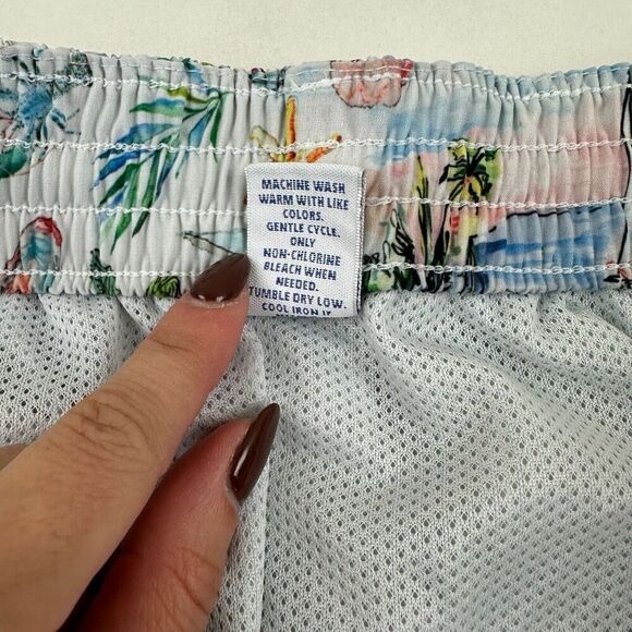 NWOT Roundtree & Yorke Caribbean Palm Lobster Starfish Swim Trunks Lined 2XT $59 - Picture 7 of 8